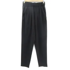 ティテ インザ ストア TITE IN THE STORE テーパードパンツ アンクル丈 36 S ブラック 黒 /YM37