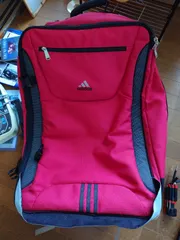 adidas　簡易旅行バック　「旅行用」「部活」「遠征」