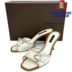 ☆美品☆Louis Vuitton ヒールサンダル 箱付き 34 1/2 - メルカリ