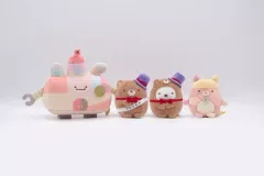 【中古】ぬいぐるみ [単品] てのりぬいぐるみ4体セット 「Blu-ray/DVDソフト 映画 すみっコぐらし ツギハギ工場のふしぎなコ 初回生産限定版」 同梱品