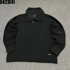 ハーフネック ジップアップ ニット XXL | 0423
