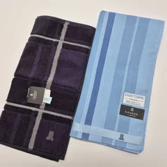 【新品】LANVIN メンズハンカチ & タオルハンカチ セット