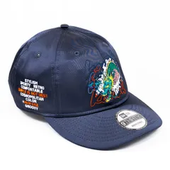 【ニューエラ正規品・新品】ニューエラ New Era® NEW ERA® 帽子 キャップ 9THIRTY kansai yamamoto 龍 サテン ネイビー(商品番号：14858856)