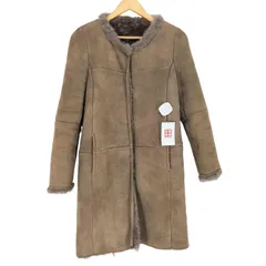 ボールジー BALLSEY lamb leather リアルムートンロングコート レディース JPN：38 のサムネイル