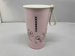 Starbucks SAKURA2023ストラップカップシェイプステンレスボトル355ml