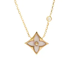 ルイ・ヴィトン(Louis Vuitton) K18ピンクゴールド(K18PG) ダイヤモンド,マザーオブパール メンズ,レディース ファッション ペンダントネックレス (ピンクゴールド(PG)) スターブロッサム  ネックレスのサムネイル
