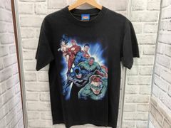 JUSTICE LEAGUE / MARVEL / 프린트 T 셔츠 / 멕시코 제 / 반팔 T 셔츠 / 블랙 / S 사이즈