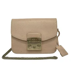 FURLA(フルラ) ショルダーバッグ メトロポリス ライトピンク チェーンショルダー レザー