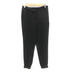 セオリー Theory ジョガーパンツ テーパードパンツ アンクル丈 00 XS 小さいサイズ 黒 ブラック /YK4 