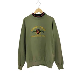 ユーズドフルギ USED古着 {{OARSMAN}} USA製 刺繍 モックネックスウェット メンズ import：L 