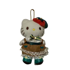  ハローキティ ぬいぐるみ マスコット ピューロランド限定 カントリー 衣装 館のレストラン【TE14】
