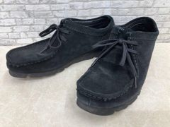 希少 クラークス ビームス別注 ワラビーブーツ US9 GTX ネイビー 防水