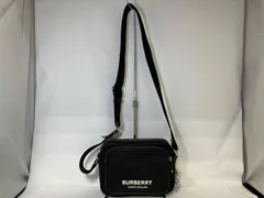 BURBERRY LONDON バーバリーロンドン ショルダーバッグ クロスボディバッグ ブラック 中国製 8049094 汚れ 角擦れ有