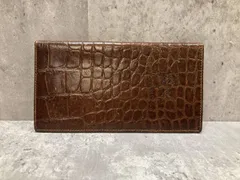 IL BISONTE イルビゾンテ 長財布 クロコダイル ブラウン 