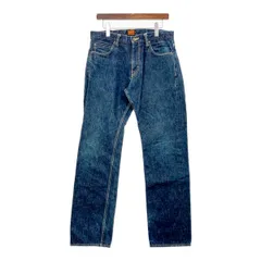 CALEE キャリー セルビッチ デニムパンツ ジーンズ Gパン 赤耳 ストレート 古着 メンズ サイズ34 インディゴ ボトムス DM18745■のサムネイル