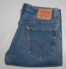 送料無料! USED Levis リーバイス デニム 505 ブルー W33 　D-127