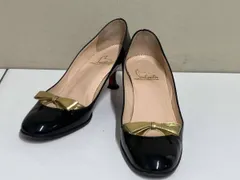 Christian Louboutin ｸﾘｽﾁｬﾝﾙﾌﾞﾀﾝ ﾊﾟﾝﾌﾟｽ ｴﾅﾒﾙﾊﾟﾝﾌﾟﾘﾎﾞﾝ ｻｲｽﾞ23.5cm