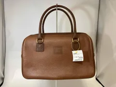 Burberrys バーバリーズ ボストンバッグ ハンドバッグ ミニボストン オールレザー 内側ノバチェック ブラウン