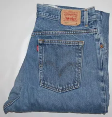 送料無料! USED Levis リーバイス デニム 550 ブルー W36 　D-129