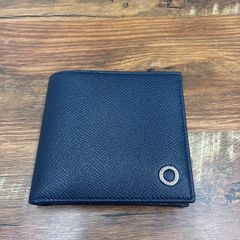 美品】ブルガリ BVLGARI カードケース レザー ブラック サークルロゴ