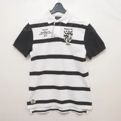 POLO RALPH LAUREN (S) 170/92A CUSTOM FIT ボーダーポロシャツ 半袖トップス ポロラルフローレン カスタムフィット K4-115