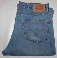 送料無料! USED Levis リーバイス デニム 550 フェードブルー W36 　D-131