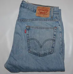送料無料! USED Levis リーバイス デニム 505 フェードブルー W36 　D-132