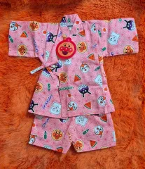 アンパンマン 浴衣 甚平 上下セット キッズ90 新品