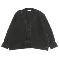 DISCOVERED ディスカバード 23AW DC-23AW-KN-02 LOOPING KNIT CARDIGAN ステッチデザイン カーディガン ブラック系 3【中古】のサムネイル