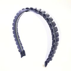 millinery mino チュール カチューシャ ネイビー - メルカリ