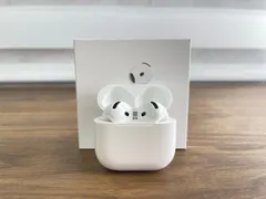 動作保証 美品 Apple AirPods アップル エアポッズ 4 MXP93J/A A3055 3056 3059  ワイヤレスイヤホン ノイズキャンセリングモデル /  303228