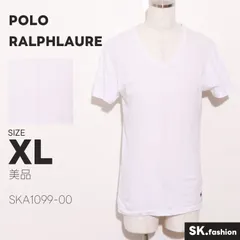 訳あり POLO RALPHLAUREN トップス Tシャツ　半袖　Vネック　ロゴ　刺繍　ワンポイント　コットン100％