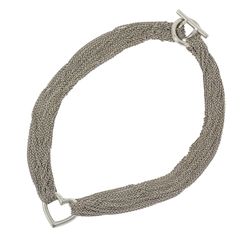Tiffany & Co. 40ロウレッドラインメッシュネックレス 925 希少 - メルカリ