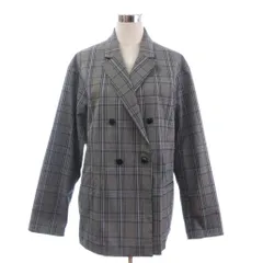 レイジブルー RAGEBLUE 美品 テーラードジャケット ダブルスーツ 長袖 背抜き センターベント RB030207AD グレー L