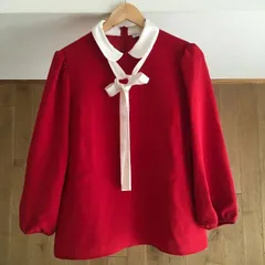 極美品 RED VALENTINO レッドヴァレンティノ　ボウタイ　ブラウス40のサムネイル