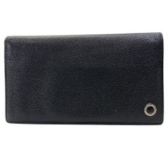 BVLGARI ブルガリマン 長財布 グレインカーフレザー ゼロワン 黒