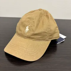(s)【新品未使用タグ付き】POLO BY RALPH LAUREN  ポロラルフローレン キャップ 帽子 ブラウン フリーサイズ/6949