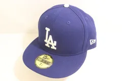 【中古】 NEW ERA メンズキャップ -- 59FIFTY MVP LOS ANGELES DODGERS NEW ERA -- 紺 ネイビー 刺繍