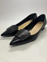 FABIO RUSCONI ファビオルスコーニ ポインテッドモチーフパンプス FABIO 5638-UA BLK 37 23.5cm 靴 パンプス M559