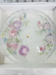【新品】SOGA GLASS  RICCARDO  ガラス皿　大皿　フルーツ皿