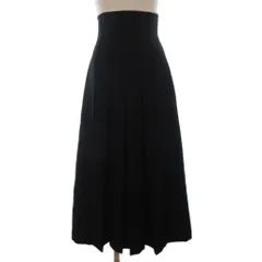 アメリヴィンテージ Ameri VINTAGE スカート ロング丈 フリンジ 02220970530 黒 ブラック S ■FF