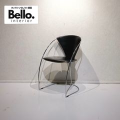 アルベン デザインチェア 中古 イタリア arrben GIORGIA ジョージア ブラック 皮 ミーティングチェア アルベン デザインチェア イタリア ジョージア | 中古オフィス家具専門