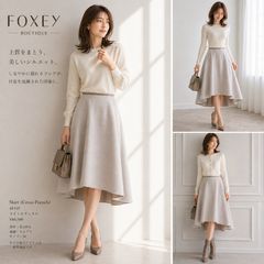 未使用に近い☆FOXEY/フォクシー スカート チョコレートスウィッチ38