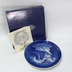 Meissenマイセン 郵便蒸気船ソルヴェイ号 2001年イヤープレート 飾皿