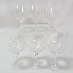 HOYA ◆【グラス】HOYA/クリスタルワイングラス350ｍｌ（6個組） すまい 雑貨 ギフト ギフト【中古】 