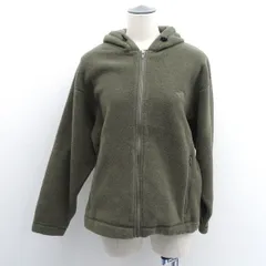 THE NORTH FACE / ザ・ノースフェイス ◆フリースジャケット/フード/カーキ/サイズM NAW-3961 【レディース/ガールズ/LADY/女性/婦人】 レディースファッション【中古】 