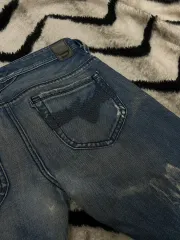 30 DIESEL Thanaz ダメージ デニム パンツ