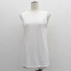 BRUNELLO CUCINELLI / ブルネロクチネリ ◆タンクトップ/コットン/ホワイト/サイズM 【レディース/ガールズ/LADY/女性/婦人】 レディースファッション【中古】 のサムネイル
