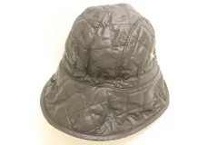 【中古】 BURBERRY レディースハット -- キルティングハット BURBERRY GOLF -- 黒 ブラック キルティング