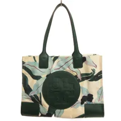 トリーバーチ TORY BURCH ELLA トートバッグ 10008684 フローラルプリント グリーン系 ■GY99
